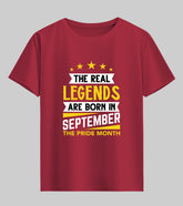 Born in September Half Sleeve T-Shirt